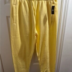 Bluenotes Pale Yellow Sweatpants with Tag